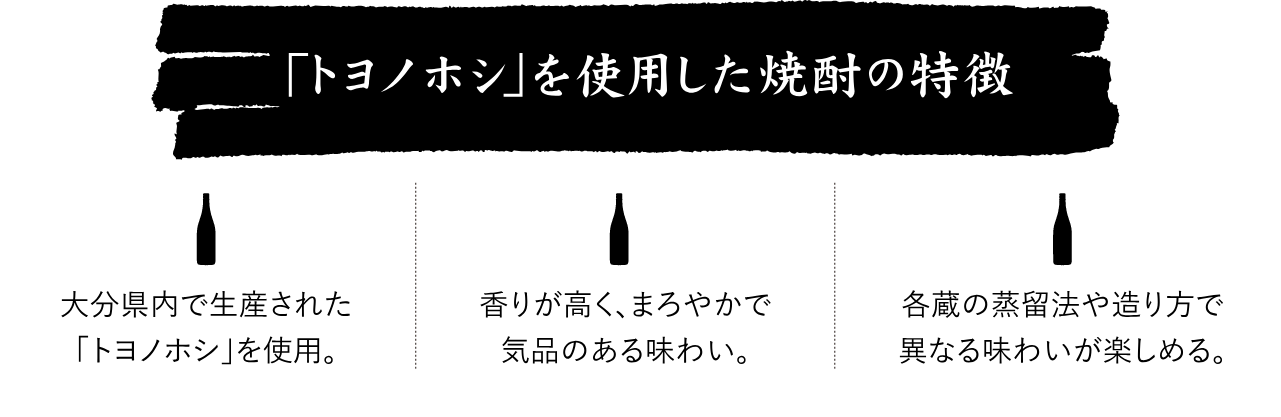 トヨノホシを使用した焼酎の特徴